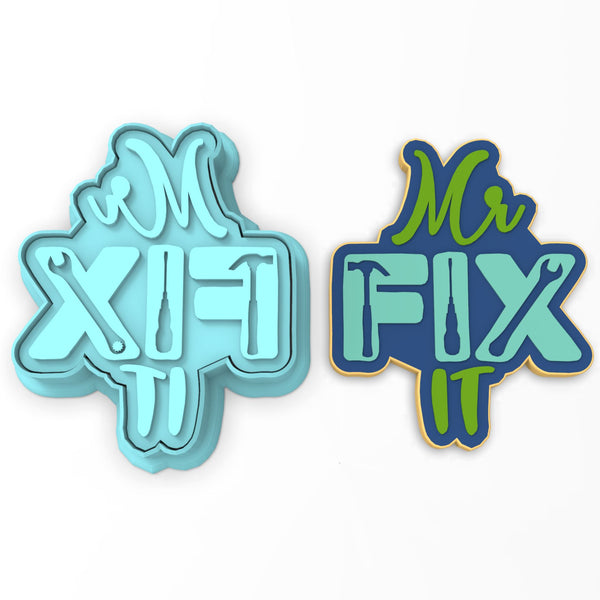 Mr Fix It Cookie Cutter | Stamp | Stencil #1