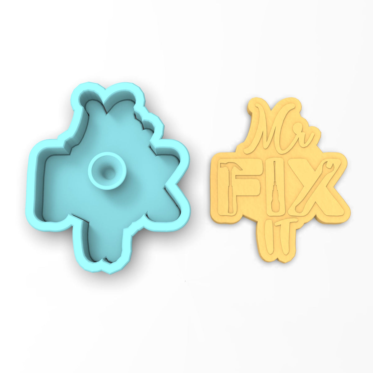 Mr Fix It Cookie Cutter | Stamp | Stencil #1