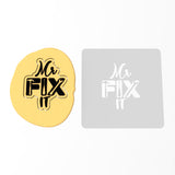 Mr Fix It Cookie Cutter | Stamp | Stencil #1