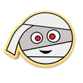 Mummy Face Cookie Cutter | Stamp | Stencil #1