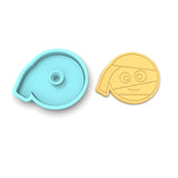 Mummy Face Cookie Cutter | Stamp | Stencil #1