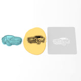Muscle Car Cookie Cutter | Stamp | Stencil #2