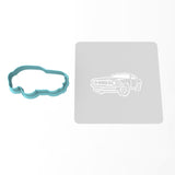 Muscle Car Cookie Cutter | Stamp | Stencil #2