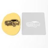 Muscle Car Cookie Cutter | Stamp | Stencil #2