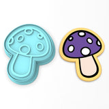 Mushroom Cookie Cutter | Stamp | Stencil #1