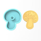 Mushroom Cookie Cutter | Stamp | Stencil #2