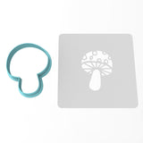 Mushroom Cookie Cutter | Stamp | Stencil #2