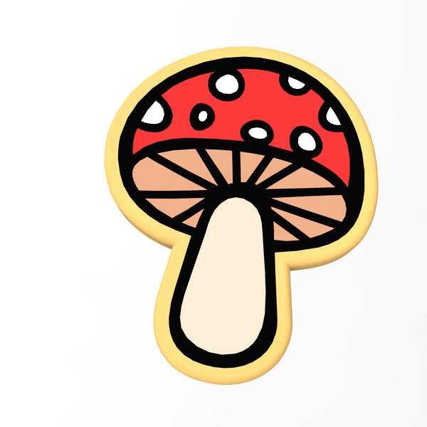 Mushroom Cookie Cutter, Stamp