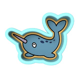 Narwhale Cookie Cutter | Stamp | Stencil #1