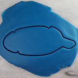 Native Feather Cookie Cutter Outline #1 - Letters/ Numbers/ Shapes