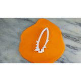 Native Feather Cookie Cutter Outline #2 - Letters/ Numbers/ Shapes