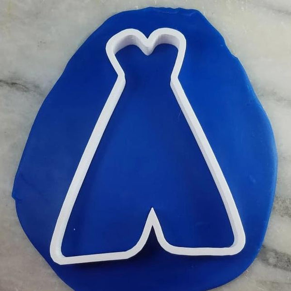 Native Tipi Cookie Cutter Outline #1 - Letters/ Numbers/ Shapes