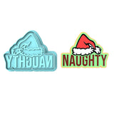 Naughty Grinch Cookie Cutter | Stamp | Stencil #1