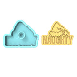 Naughty Grinch Cookie Cutter | Stamp | Stencil #1