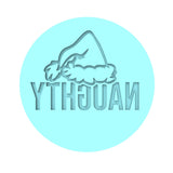 Naughty Grinch Cookie Cutter | Stamp | Stencil #1 Xmas / Winter / NYE Cookie Cutter Lady MINI - 2 Inches (5cm) Debosser ONLY 