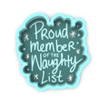 Naughty List Cookie Cutter | Stamp | Stencil #1