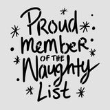 Naughty List Cookie Cutter | Stamp | Stencil #1