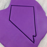 Nevada Cookie Cutter Outline States/Country/Continent Cookie Cutter Lady 