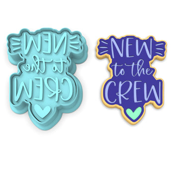 New to the Crew Cookie Cutter | Stamp | Stencil #1