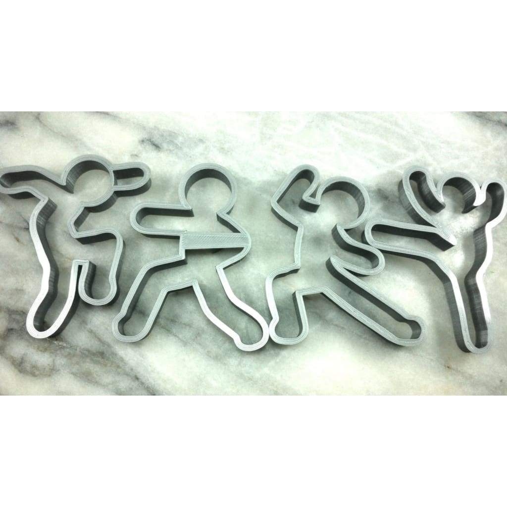 Ninja 4 Pack Cookie Cutters - Boys/ Army / Outdoorsman
