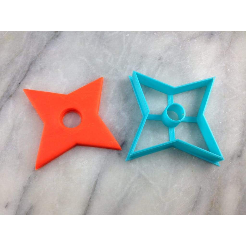Ninja Star Cookie Cutter Outline #1 - Boys/ Army / Outdoorsman