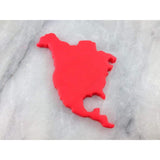 North America Cookie Cutter Outline - States/Country/Continent