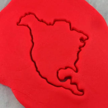 North America Cookie Cutter Outline - States/Country/Continent