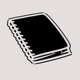 Notebook Cookie Cutter | Stamp | Stencil #1