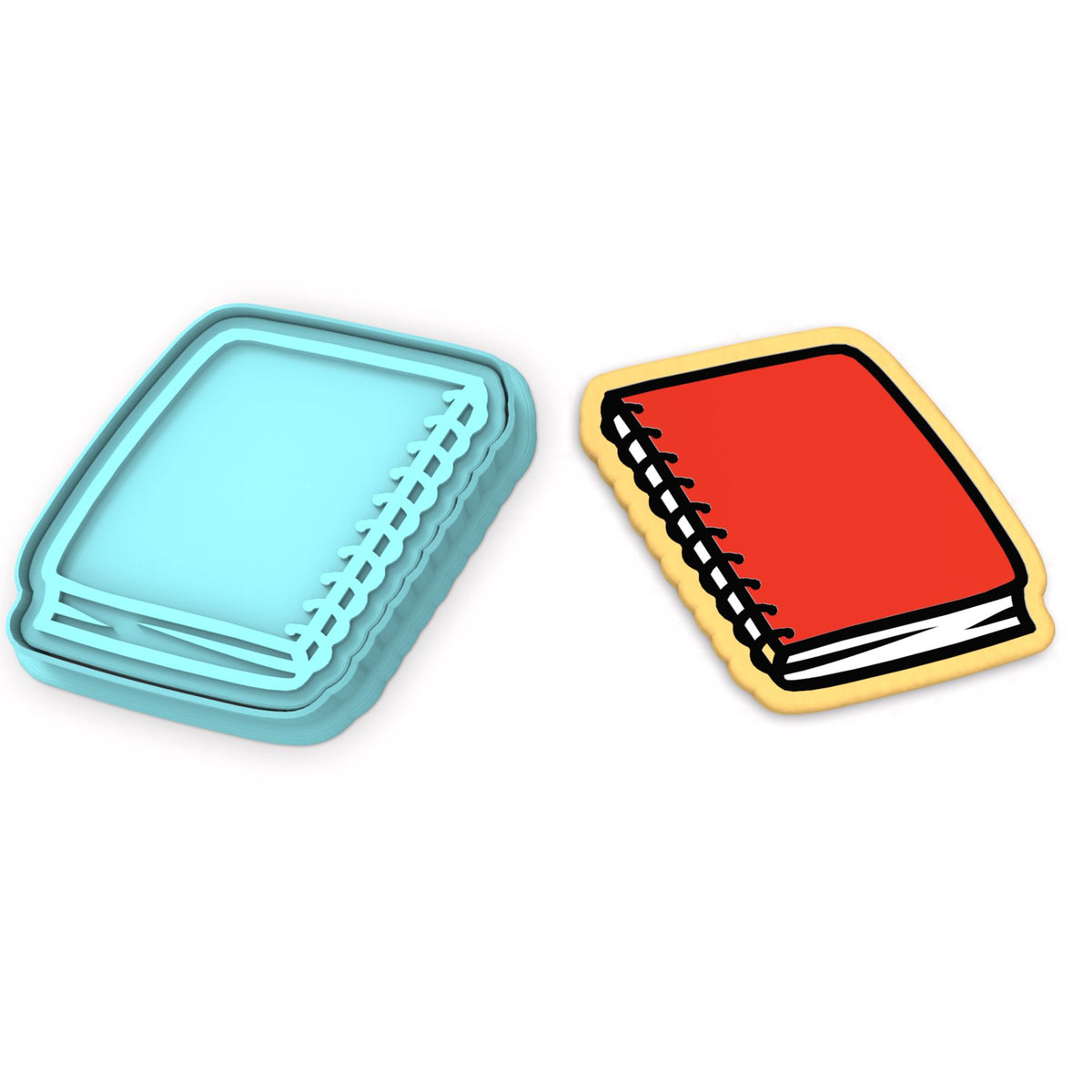 Notebook Cookie Cutter | Stamp | Stencil #1