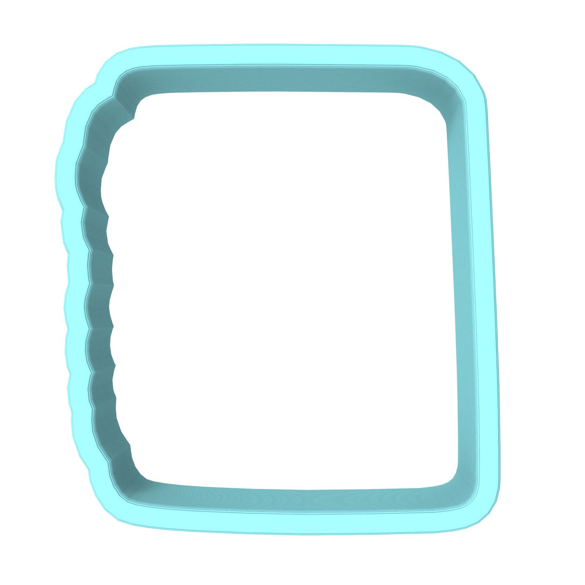 Notepad Cookie Cutter | Stamp | Stencil #1
