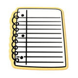Notepad Cookie Cutter | Stamp | Stencil #1