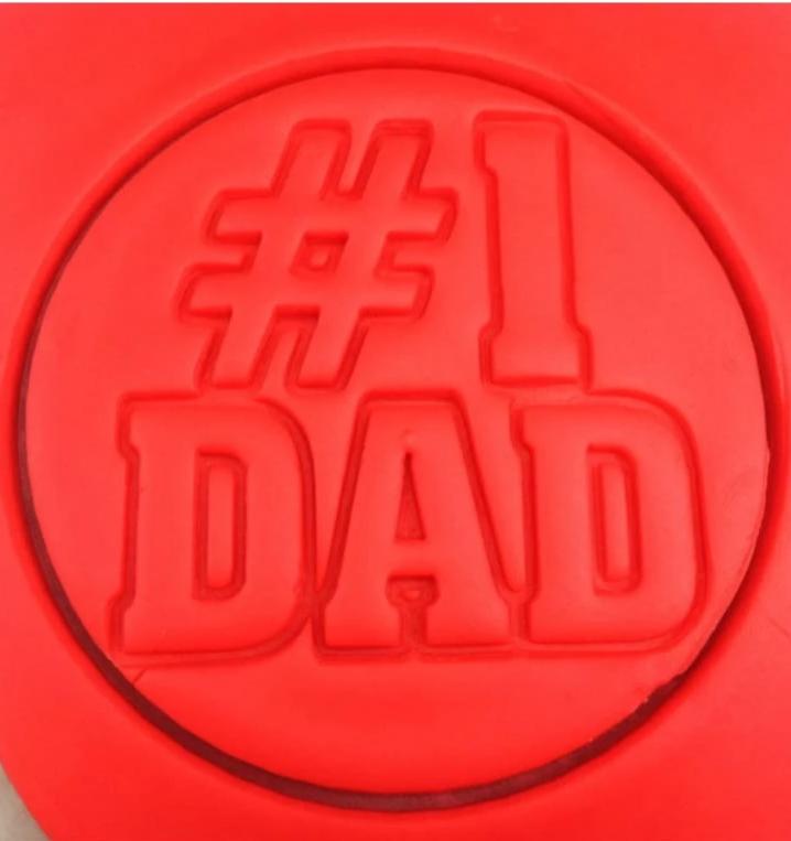 Number 1 Dad Cookie Cutter