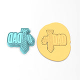 Number One Dad Tie Cookie Cutter | Stamp | Stencil #1