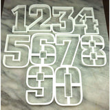 Number Set Cookie Cutters - City Font - Letters/ Numbers/ Shapes