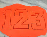 Number Set Cookie Cutters - City Font - Letters/ Numbers/ Shapes