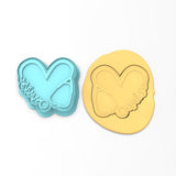 Nurse Heart Cookie Cutter | Stamp | Stencil #1