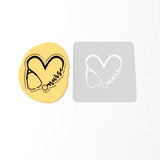 Nurse Heart Cookie Cutter | Stamp | Stencil #1