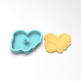 Nurse Heart Cookie Cutter | Stamp | Stencil #1