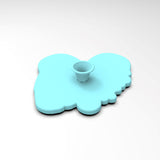 Nurse Heart Cookie Cutter | Stamp | Stencil #1