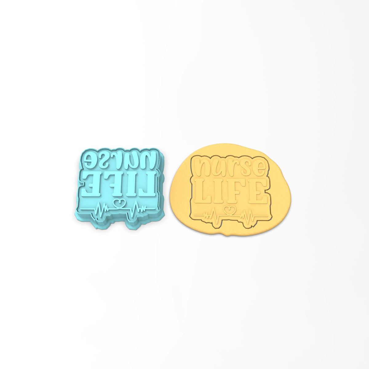Nurse Life Cookie Cutter | Stamp | Stencil #1