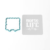 Nurse Life Cookie Cutter | Stamp | Stencil #1