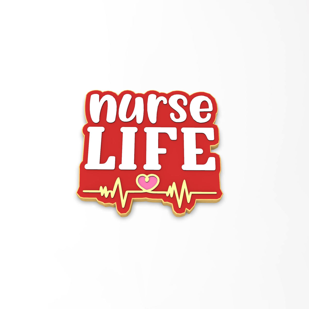 Nurse Life Cookie Cutter | Stamp | Stencil #1