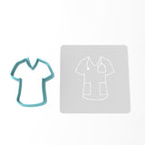 Nurse Scrubs Cookie Cutter | Stamp | Stencil #1