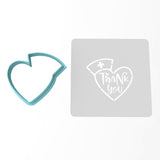 Nurse Thank You Cookie Cutter | Stamp | Stencil #1