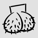 Nuts Cookie Cutter | Stamp | Stencil #1