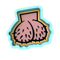 Nuts Cookie Cutter | Stamp | Stencil #1