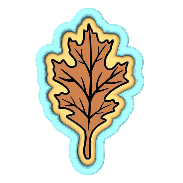 Oak Tree Leaf Cutter | Stamp | Stencil #2