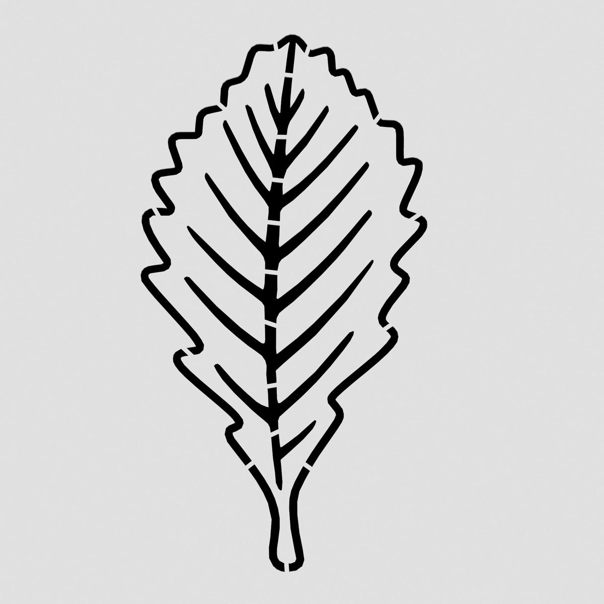 Oak Tree Leaf Cutter | Stamp | Stencil #3