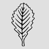 Oak Tree Leaf Cutter | Stamp | Stencil #3