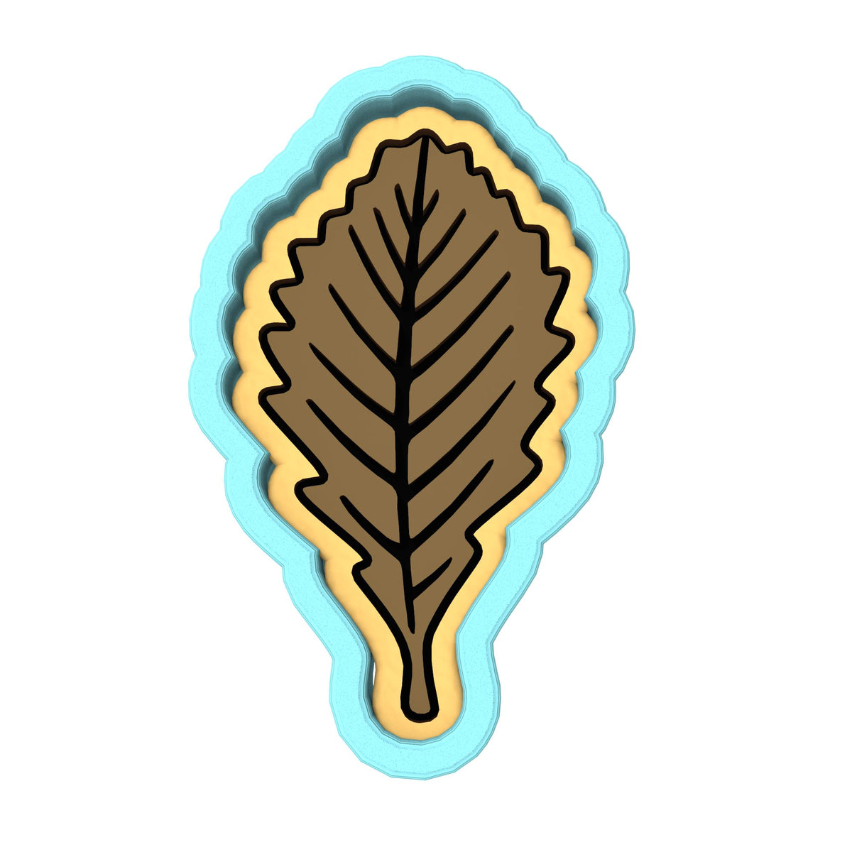Oak Tree Leaf Cutter | Stamp | Stencil #3